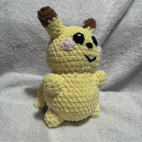 Crochet Pikachu Plush | Handmade - Picture 4 of 4